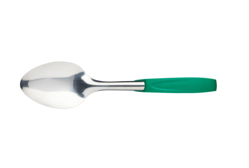 MasterClass Stainless Steel Colour-Coded Serving Spoon - Green