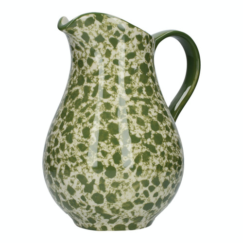 London Pottery Splash Large Jug Green