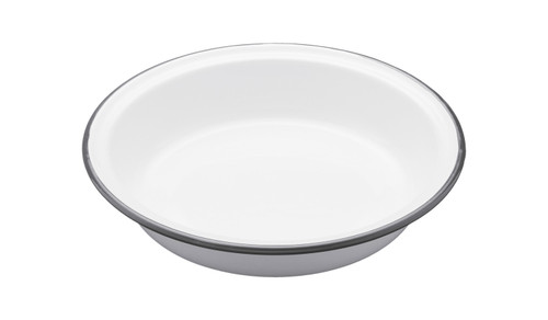 Living Nostalgia Enamel Round Pie Dish, 20cm