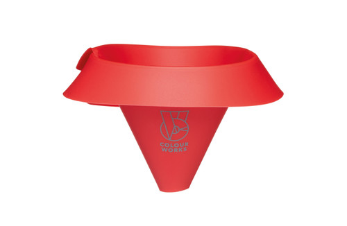 Colourworks Brights Red Silicone Roll and Fold Funnel