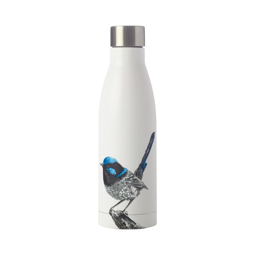 Maxwell & Williams Marini Ferlazzo 500ml Superb Fairy-wren Double Walled Insulated Bottle