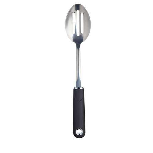 MasterCraft Soft Grip Stainless Steel Slotted Spoon
