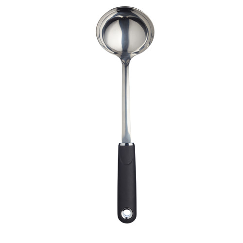 MasterCraft Soft Grip Stainless Steel Soup Ladle