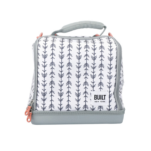 BUILT Bowery 7-Litre Insulated Lunch Bag, Showerproof Polyester with Food-Safe Lining - 'Belle Vie'