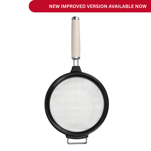 KitchenAid Stainless Steel Mesh Sieve - Almond Cream - DISCONTINUED ITEM - PLEASE CLICK BELOW FOR THE NEW IMPROVED VERSION