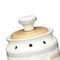 Classic Collection Vintage-Style Ceramic Garlic Keeper Storage Pot