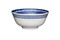 KitchenCraft Blue and White Greek-Style Ceramic Bowl, 16cm