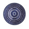 KitchenCraft Blue and White Greek-Style Ceramic Bowl, 16cm