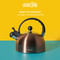 La Cafetière Copper Whistling Kettle, 1.3L, Stainless Steel