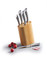 MasterClass Sabre 5 Piece Knife Set with Wooden Block
