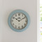 Living Nostalgia Vintage Blue Wall Clock