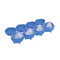 Colourworks Sphere Ice Cube Moulds in Gift Box, LFGB-Grade Silicone - Blue