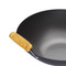 KitchenCraft World of Flavours Oriental Carbon Steel Non-Stick Wok, 35cm