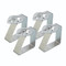 KitchenCraft Set of 4 Leaf Shaped Stainless Steel Table Cloth Clips