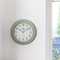 Living Nostalgia Analogue Wall Clock - English Sage Green
