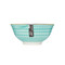 KitchenCraft Leafy Indigo Ceramic Bowl, 16cm
