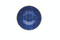 KitchenCraft Leafy Indigo Ceramic Bowl, 16cm