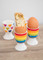 KitchenCraft Rainbow Egg Cups, Set of 4