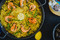KitchenCraft World of Flavours Mediterranean 46cm Paella Pan