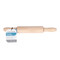 KitchenCraft Beech Wood Mini 23cm Rolling Pin