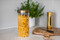 MasterClass Airtight Large Glass Food Storage Jar with Brass Lid