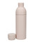 BUILT Planet Bottle, 500ml Recycled Reusable Water Bottle with Leakproof Lid - Pale Pink