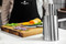 MasterClass Orissa 5 Piece Knife Set with Deluxe Stainless Steel Storage Block