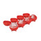Colourworks Sphere Ice Cube Moulds in Gift Box, LFGB-Grade Silicone - Red