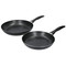 KitchenCraft Non-Stick Aluminium Frying Pan Set, 28cm and 24cm