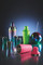 BarCraft Tropical Chic Rainbow 300ml Studded Boston Cocktail Shaker