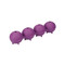 Colourworks Sphere Ice Cube Moulds in Gift Box, LFGB-Grade Silicone - Purple