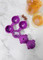 Colourworks Sphere Ice Cube Moulds in Gift Box, LFGB-Grade Silicone - Purple