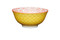 KitchenCraft Bright Yellow Floral Ceramic Bowl, 16cm