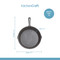 KitchenCraft Deluxe Cast Iron Grill Pan, 24cm