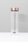 BUILT Tiempo 450ml Insulated Water Bottle, Borosilicate Glass / Stainless Steel - Rose Gold
