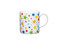 KitchenCraft 80ml Porcelain Multi Stars Espresso Cup