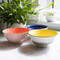 KitchenCraft Moroccan Style Yellow Stripe Ceramic Bowl, 16cm