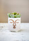 KitchenCraft Mini Planter with Terracotta Face Design