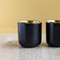 La Cafetière Double Insulated Espresso Cups, Black / Gold, 70ml, 2-Cup Set