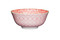 KitchenCraft Red and Pink Victorian Style Print Ceramic Bowl, 16cm