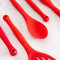 Colourworks Silicone Cooking Spoon with Measurement Markings, Red