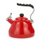 La Cafetière Steel Whistling Kettle, 2L, Red