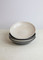 KitchenCraft Set of 4 Pasta Bowls in Gift Box, Lead-Free Glazed Stoneware - Embossed Grey