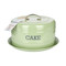 Living Nostalgia Airtight Cake Storage Tin/Cake Dome - English Sage Green