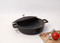 MasterClass 4L Shallow Cast Aluminium Casserole Dish with Lid, Black, 28cm
