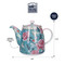 London Pottery Teapot with Infuser for Loose Tea, 1 L, Teal