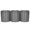 KitchenCraft Storage Canisters Set of 3, 1 L, Grey