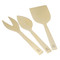 Artesà Cheese Knives, Set of 3, Green and Gold