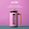 La Cafetière Pisa 3-Cup Cafetiere, Pink