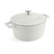 MasterClass Cast Aluminium Casserole Dish, 4L, Cream